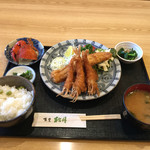 食堂 松月 - ミックスフライ定食
      ２０１７年５月１９日実食