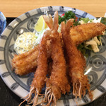 食堂 松月 - ミックスフライ