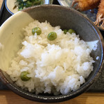 食堂 松月 - 豆御飯