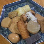 料理茶屋 九重 - おでん２人前