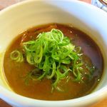 麺屋 高橋 - つけ汁のアップ