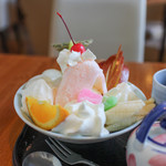 白壁カフェ花ごよみ - 白玉の和パフェ☆