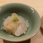 鮨 あらい - 白エビの昆布締め