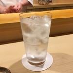 鮨 あらい - 焼酎水割り