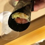 鮨 あらい - 中落ち手巻き