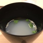 鮨 あらい - しじみ汁