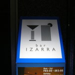 Bar IZARRA - 看板です。