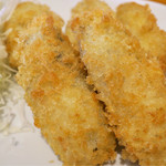 牡蠣バル - 「広島県産牡蠣フライ定食」(880円)