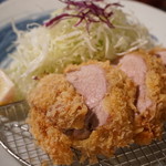 プラチナヒレとんかつ定食 (150g)