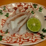 鮨 和さび - シロイカ下足炙り