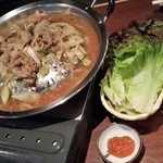 牛プルコギとサンチュ