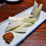 よし半 - ウドみそ