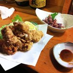 かいうん - 料理写真:鳥のから揚げ！