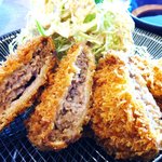 祇園八咫 かつふく - メンチカツ定食