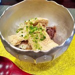 Dessert Le Comptoir - ほうじ茶のブランマンジェ、キャラメルアイス