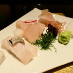 野嵯和 - お造り※熟成（アイナメ・アオリ烏賊・ヒラマサ・太刀魚）