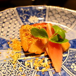 野嵯和 - 千葉産金目鯛味噌幽庵焼・炒りカシューナッツがけ