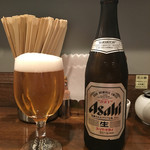 創作麺工房 鳴龍 - 「瓶ビール」500円