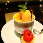 野嵯和 - マンゴーと枇杷のシャーベット