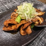 オレンジ食堂 - 豚肩ロースと黒豆炒め