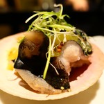 野嵯和 - 宮城県のトリガイ・柑橘と粒マスタードのソース
