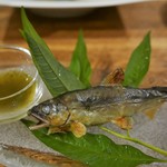 ビストロ割烹 YAOYA - 鮎塩焼き