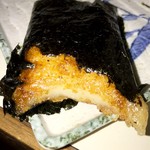 素うどん 四國屋 - いそべ焼きのお餅はこんななってますよ！