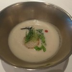 ル　ピニョン - 山ウドの冷製スープ