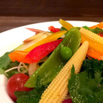 創作イタリアン Gemelli - うぉ〜今回は20種類の野菜  