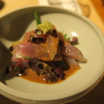 まる富 - 29年5月　鯵ごま茶漬の鯵と胡麻