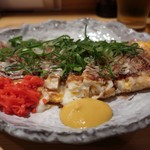 鉄板居酒屋OHANA - 分厚いとん平焼き