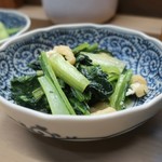 家庭料理 小川 - 青菜うすあげ煮