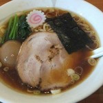 かまや食堂 - 中華そば+煮玉子