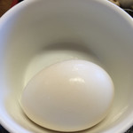 おふくろ亭 - 白ホル定食 ニンニク醤油 大飯 500円 温泉玉子