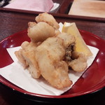 夥汲 - 鯒(こち)唐揚げ