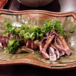 夥汲 - スルメイカきもポン酢
