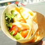 しろくまのクレープ - 50番 チーズスモークチキン400円