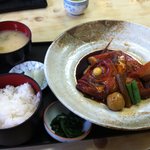 むすび屋 - 金目の煮付け定食　1400円