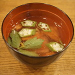 29ON - トマトとオクラの肉吸い　ヒレ肉入り