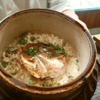 赤坂 菊乃井 - 鯛御飯　目の前で取り分けてくれます