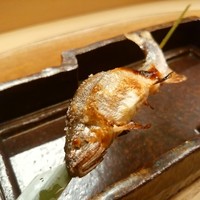 赤坂 菊乃井 - 脂がのったいい稚鮎　いい焼き加減( ^-^)