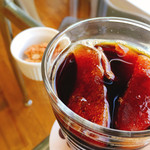 Karufuru Kafe - 氷はコーヒーを凍らせたもの。氷が溶けても薄くなりません♪