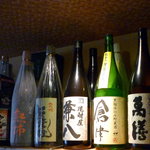 えべっさん - 地酒と焼酎にこだわりました。お料理に負けない品揃えです。