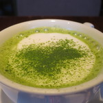 kawara CAFE＆DINING + plus - 抹茶ラテアップ