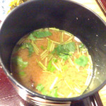 旬菜・旬魚 なかむら - シジミの味噌汁