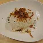空と大地のトマト麺 Vegie  - リゾットおむすび(150円)
