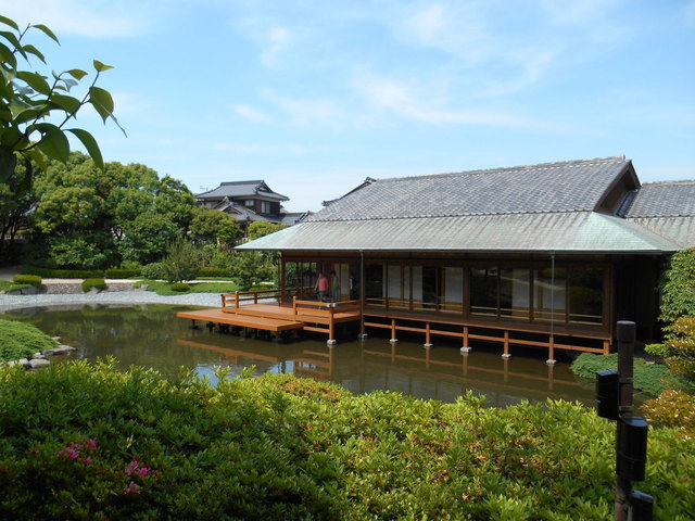 芦屋釜の里 - 茶室侧から见た芦庵