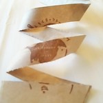 しろくまのクレープ - クレープの外装袋は切り取れます