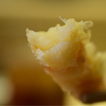 てんぷら 深町 - 車海老の断面