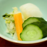 てんぷら 深町 - お新香